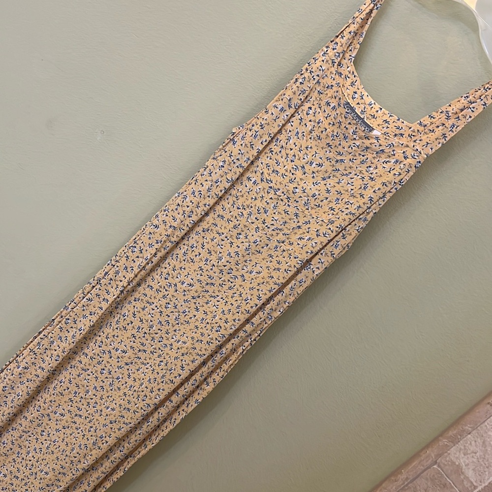 Floral maxi straight dress